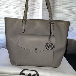 Gray Michael Kors Purse